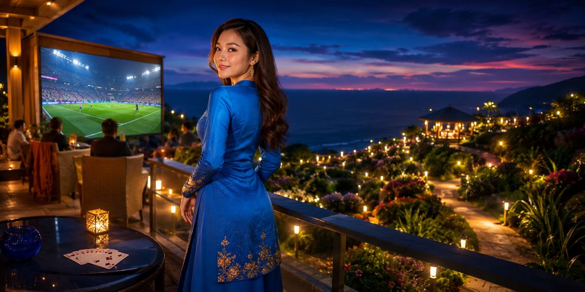 Peminat bola sepak Malaysia melihat pertaruhan dalam talian memakai baju kurung
